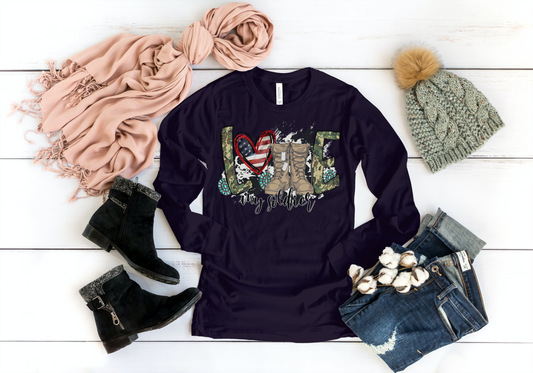 Love My Solider Tshirt